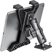 OHLPRO Heavy Duty Drill Base Tablet Holder Car Mount Dashboard for 7" - 11.5" Tablets, iPad/iPad Mini Samsung Galaxy, Multi-Angle, Industrial, Black