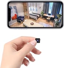 Small Spy Wireless Camera Wifi Security Camera Mini Home Indoor Outdoor Camera, Portable Smart House Dog Pet Camera Tiny Nanny Cam Office Cameras,120 Wide Angle Night Vision Motion Detection Cams