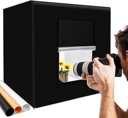 Photo Light Box 27x27in,Tabletop Photo Studio Light Box Photography