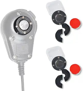 TWAYRDIO Magnetic Radio Mic Holder 2-Pack, Mobile Microphone Magnet Mount, CB Mic Hanger, for Motorola Kenwood Mics, Mounting Solutions for Car Truck Dash Board