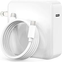 61W USB C Charger Power Adapter Compatible with MacBook Pro 13 Inch/12 Inch,2021, 2020, 2019, 2018, 2017, 2016 for Mac Book,MacBook Air 13/12 Inch,Type C Power Cord Supply - Image 1
