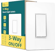 TREATLIFE 3-Way Smart Light Switch, 2.4GHz WiFi Smart Switch Compatible with Alexa, Google Home & SmartThings, Remote Control, Scheduling, Neutral Wire Required, 1 Pack - Image 1