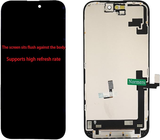 for iPhone 16 Screen Replacement - 6.1 inch 3D Touch FHD Display LCD Full Repair Kit with Digitizer, Tools, Tempered Glass & Waterproof Adhesive