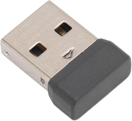 ASHATA USB Unifying Receiver Adapter, 2.4GHz, Plug and Play, Compatible with K860 Anywhere 3 Mouse and Keyboard