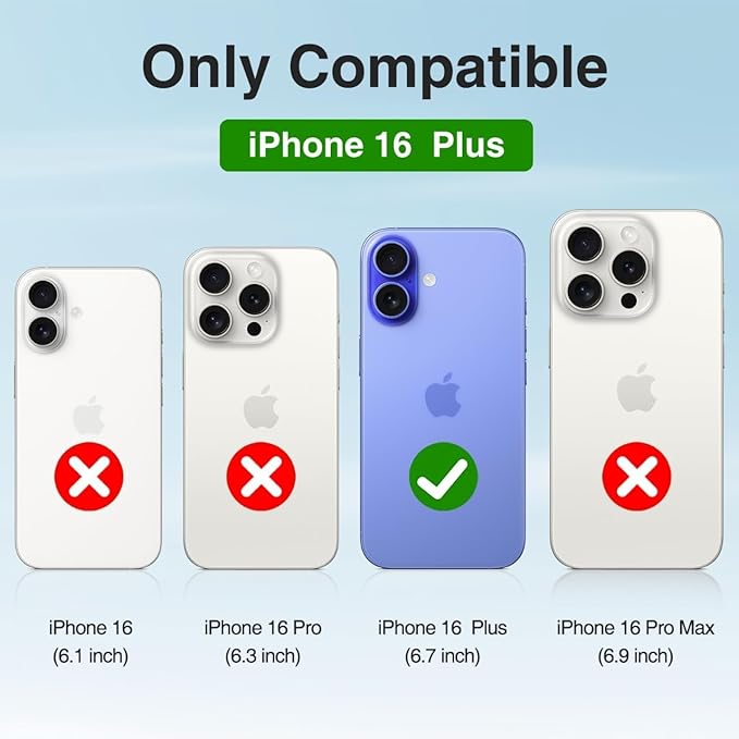 Alpatronix Battery Case for iPhone 16 Plus [2025 Upgraded], Portable Strong Slim Protective Wireless Charging Case, Extended Charger Cover, 15W Fast Charging, High Capacity (iPhone 16 Plus)