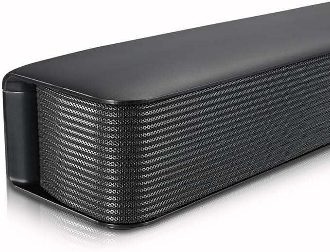 LG SKM1 2.0 Channel Compact Bluetooth Soundbar – Wireless TV Speaker with Remote Control – Home Theater Audio Upgrade