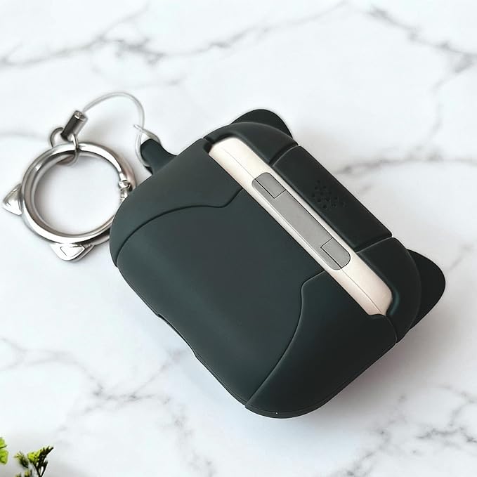 for Airpods Pro 3 Case 2025,Cute 3D Game Console Design for Air pod Pro 3 Cover with Keychain Shockproof Protective Soft Silicone Case for Airpods Pro 3 Gen for Women Girls (Gray Cat)