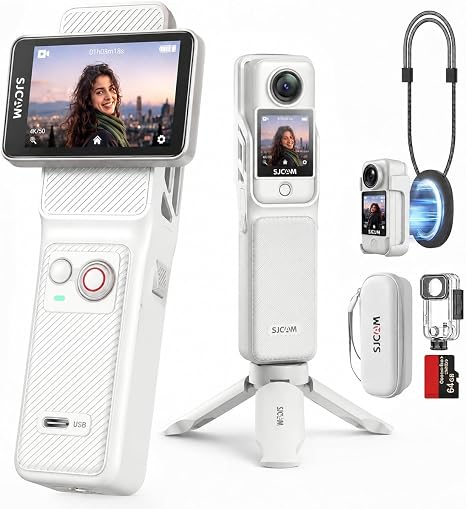 SJCAM C400 4K Action Vlogging Camera with 7H Long Recording,POV cam