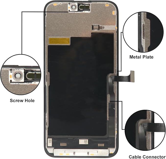 LL TRADER Screen Replacement for iPhone 15 pro max 6.7" LCD Retina FHD Display COF Touch Screen Digitizer with Repair Tool Kits, Waterproof Tape, Screen Protector (Truetone programable) 2026 new