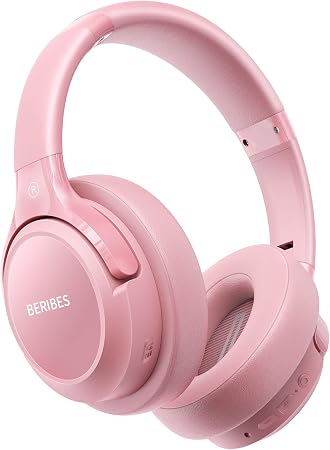 BERIBES Bluetooth Headphones Over Ear Wireless HiFi Stereo Headsets 65H 6EQ