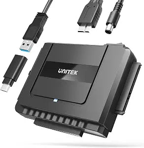 Unitek USB A/C IDE/SATA Adapter, Dual-Drive for 2.5/3.5" HDD/SSD, 5Gbps