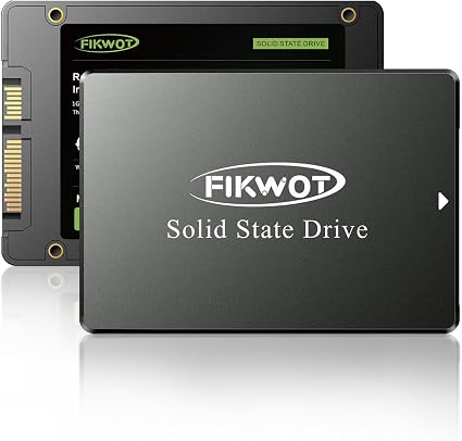 Fikwot FS810 1TB SSD, 2.5" SSD SATA III 6Gb/s, Solid State Drives, Up to 560MB/s, 3D NAND TLC Flash, Internal SSD for Desktops and Laptops(Black)