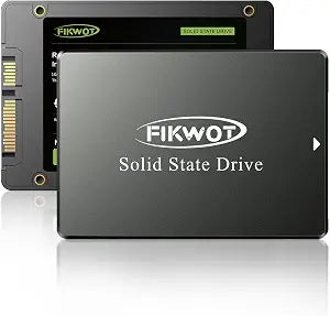 Fikwot FS810 1TB SSD, 2.5" SSD SATA III 6Gb/s, Solid State Drives, Up to 560MB/s, 3D NAND TLC Flash, Internal SSD for Desktops and Laptops(Black)