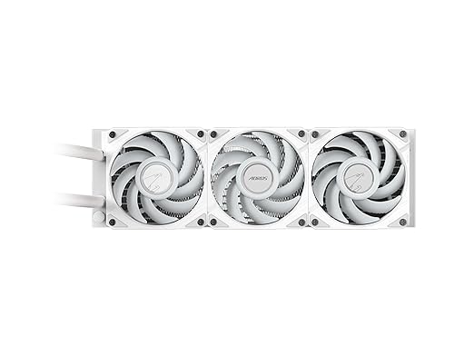 AORUS WATERFORCE II 360 ICE Liquid CPU Cooler, 360mm Radiator with 3x120mm Low Noise ARGB Fans, Compatible with Intel LGA1851, LGA1700, and AMD AM5 (GP-AORUS WATERFORCE II 360 ICE)
