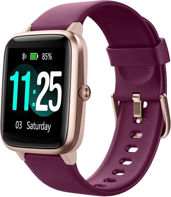 Fitness Tracker Fitness Watches for Women Men (Make/Answer Calls), 1.85" Smart Watch for iPhone/Android Phones, Heart Rate/Sleep Monitor Steps Tracker Watch Pedometer IP68 Waterproof