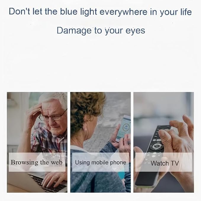 Auto Focus Glasses，Anti-Blue Light Automatic Zoom Reading Intelligent Presbyopia Glass，Self Adjusting clarity glasses。