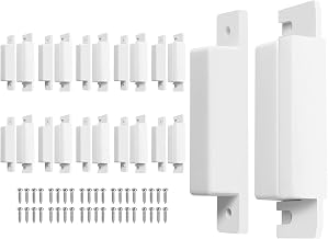 MC-31 Surface Mount Wired NC Door Contact Sensor Alarm Magnetic Reed Switch White 10 pcs