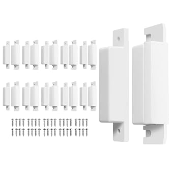 MC-31 Surface Mount Wired NC Door Contact Sensor Alarm Magnetic Reed Switch White 10 pcs