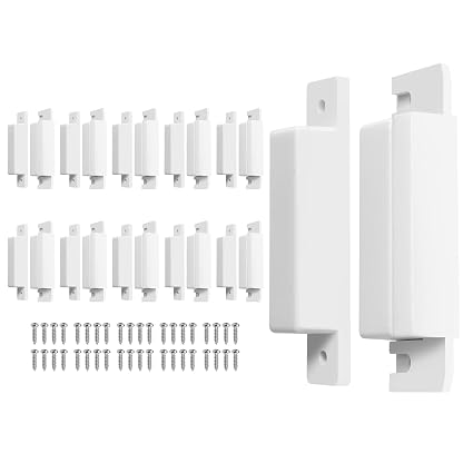 MC-31 Surface Mount Wired NC Door Contact Sensor Alarm Magnetic Reed Switch White 10 pcs