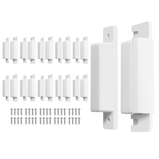 MC-31 Surface Mount Wired NC Door Contact Sensor Alarm Magnetic Reed Switch White 10 pcs