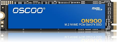 1TB PCIe Gen3.0x4 NVMe SSD, M.2 2280 3D TLC, Up to 3500MB/s