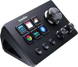 SOOMFON Stream Controller Studio Deck 6 Macro Keys, 3 Dials, 3 Buttons