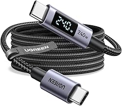 UGREEN USB C 240W Cable with Digital Display, PD 100W Fast Charging, 3.3FT - Image 1