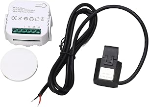 Fafeicy Smart Electricity Meter, WiFi Clamp Power Monitor with Real Time Energy Tracking for Home and Office Black - Image 1