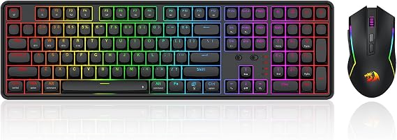 Redragon S163 Combo, K689 PRO Gasket Gaming Keyboard + M693 8000 DPI Mouse