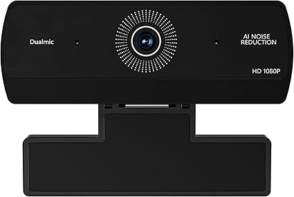 Webcam for PC, HD 1080P USB Plug-and-Play Computer Web Camera, High Definition Webcam for Desktop Laptop, Ideal for Online Class, Video Conference, Live Streaming & Gaming