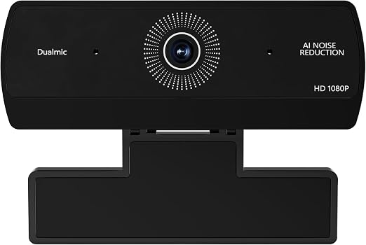 Webcam for PC, HD 1080P USB Plug-and-Play Computer Web Camera, High Definition Webcam for Desktop Laptop, Ideal for Online Class, Video Conference, Live Streaming & Gaming