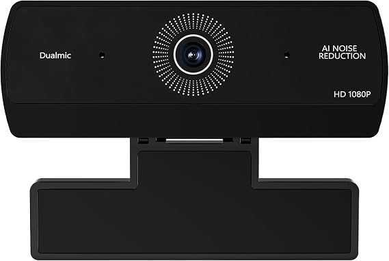 Webcam for PC, HD 1080P USB Plug-and-Play Computer Web Camera, High Definition Webcam for Desktop Laptop, Ideal for Online Class, Video Conference, Live Streaming & Gaming