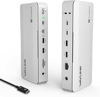 WAVLINK Intel EVO Certified Thunderbolt 5 Dock, 120Gbps, 140W PD, 8K
