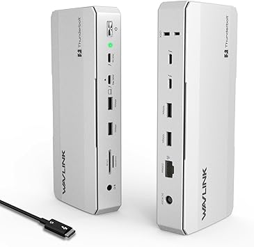 WAVLINK Intel EVO Certified Thunderbolt 5 Dock, 120Gbps, 140W PD, 8K