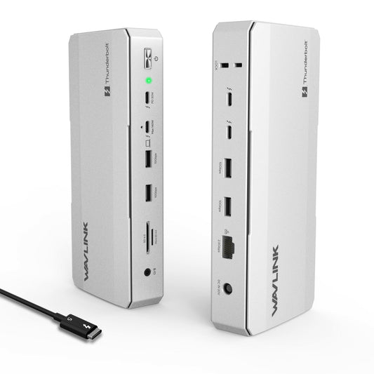 WAVLINK Intel EVO Certified Thunderbolt 5 Dock, 120Gbps, 140W PD, 8K