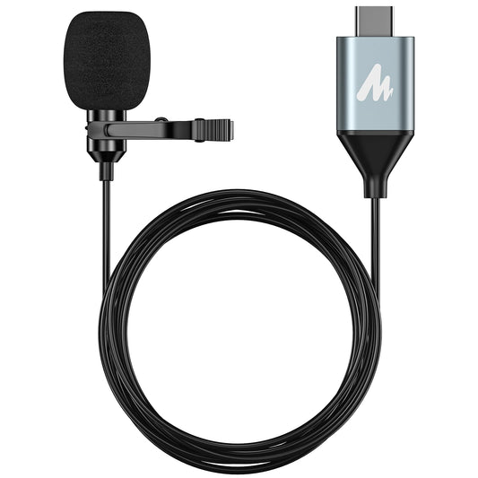 MAONO USB-C Lavalier Microphone, 192kHz/24bit for Interview and Vlogging
