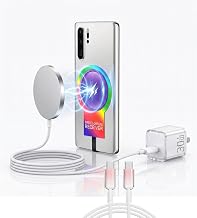 IVY 4-in-1 Magnetic Wireless Charging Station Kit, 25W Qi2 Wireless Charger Pad, 30W GaN Fast Charger Block, USB C Cable, QI Wireless Charging Receiver Adapter for Google Samsung Android Phone - Image 1