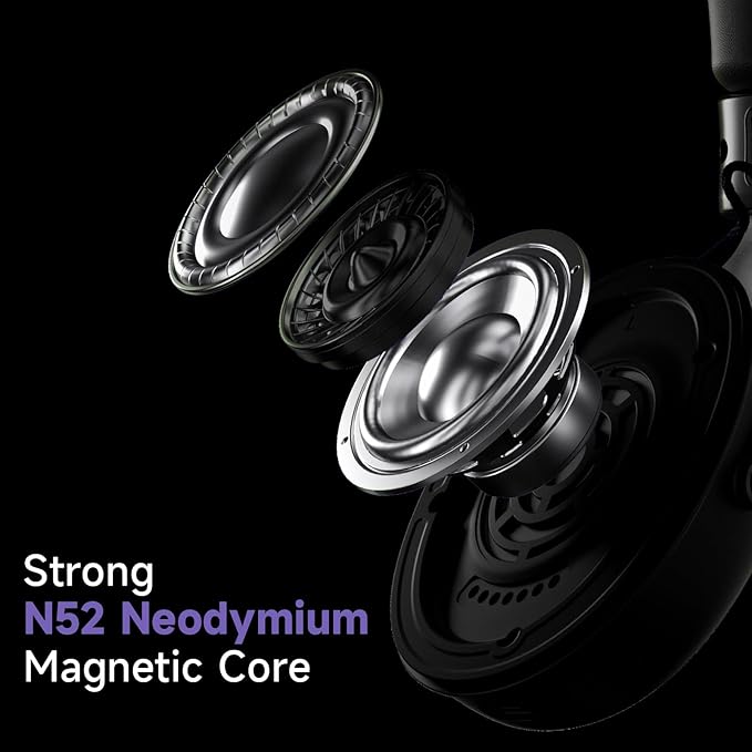 Akko Verge S9 Ultra Lightweight Wireless Gaming Headset, Quad Mode 2.4G, BT, Wired Connectivity Headset with Noise Cancelling Mic, Compatible with PS PC Phone, Design for Comfort, Black & Red