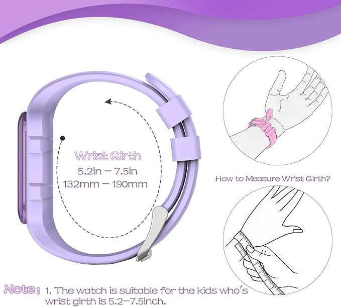 LED Kids Multifunction Steps Counting Watch, Digital Watch, Non-Bluetooth Pedometer Watch, Stopwatch, Alarm Clock, Calories for Women Children Girls Boys