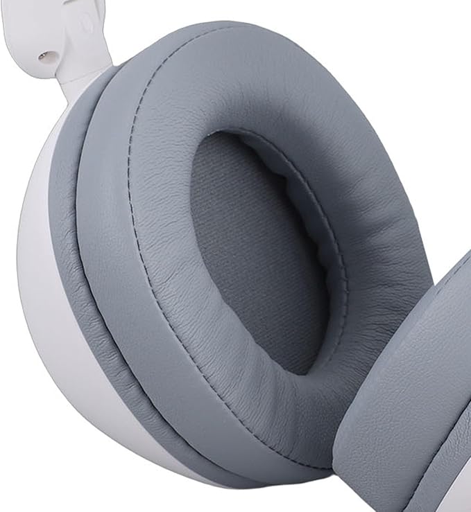 Kids Bluetooth Headphones, Wireless Headset with Volume Limit 85dB, 25H Playtime and LED Lights, Foldable Comfortable Design, Ideal for Children Teens Travel (White)