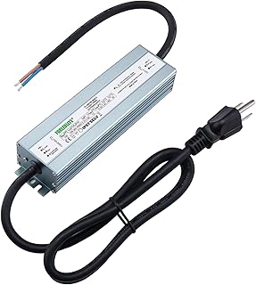 Wide Input 100~265V AC to DC 12V 150W Output IP67 Waterproof Constant Low Voltage LED Power Supply Transformer Driver with Preparation Input Plug for Outdoor Indoor LED Lights - Image 1