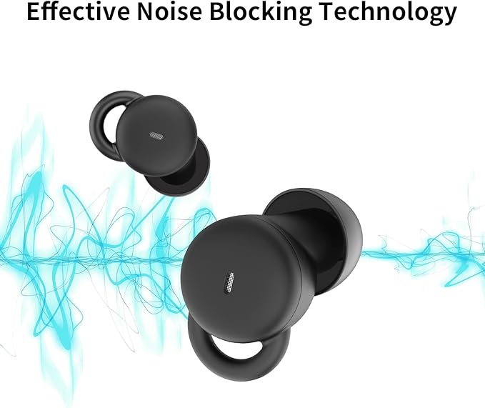 Sleep Earbuds, Comfortable Sleeping Headphones Small Design for Side Sleepers Invisible Buds Wireless Bluetooth Earphones for Noise Blocking Snoring