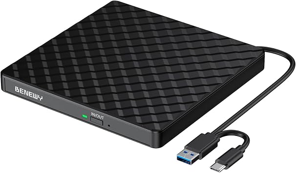 External CD/DVD Drive for Laptop PC Mac, CD Burner DVD Player for Laptop - Image 2