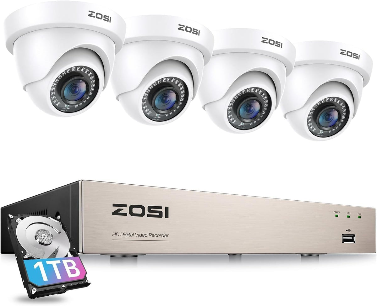 ZOSI 3K Lite Security Camera System with 1TB Hard Dr | Smart Home - Image 1
