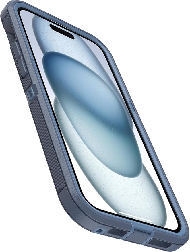 OtterBox iPhone 15, 14, 13, iPhone 17e, 16e Case - Defender Series XT - Built-in MagSafe - Rugged - Port Protection - Lanyard Attachment - Non-Retail Packaging - Blue