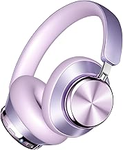 Wentronic Y03 Bluetooth Headphones Wireless Active Noise Cancelling Over Ear Headphones 48 Hours Playtime High Sound Quality 6 EQ Music Mode Headphones with Soft Ear Cushion - Purple - Image 1
