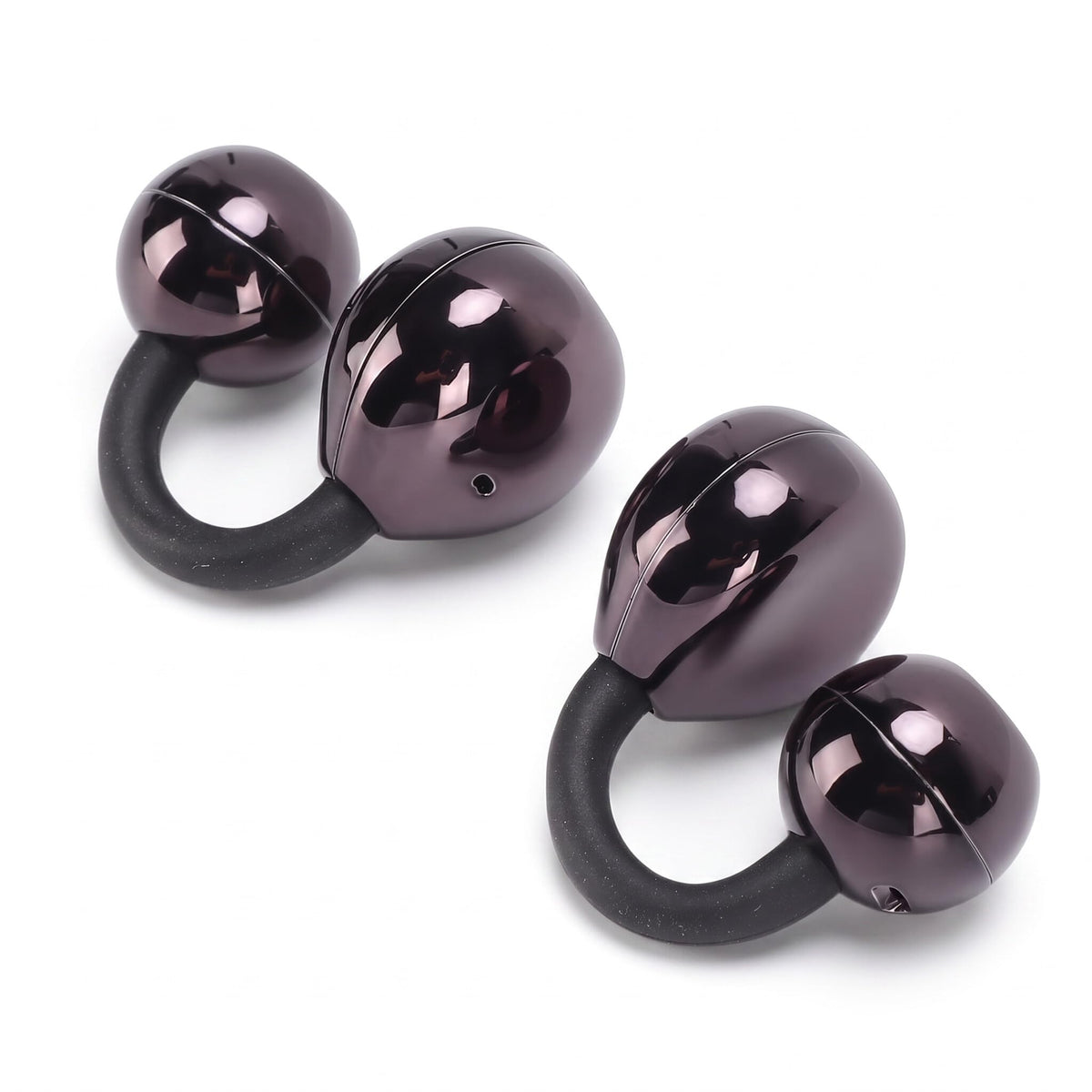 GOWENIC Wireless Earbuds, Bluetooth 6.0 Headphones with HiFi Bass Stereo, Touch Control, 6H Playtime, 30H Charging Case, Customizable Watch Face APP, for Sports and Daily Use (Black)