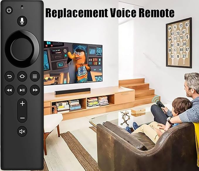 Voice Remote Replacement Stick TV 3rd Gen L5B83H, Compatible for 2nd/ 3rd Gen Smart TVs Stick, Fit for TVs Cube 1st Gen/Later, Stick Lite/4K Max/Bundle 2nd Gen and Later
