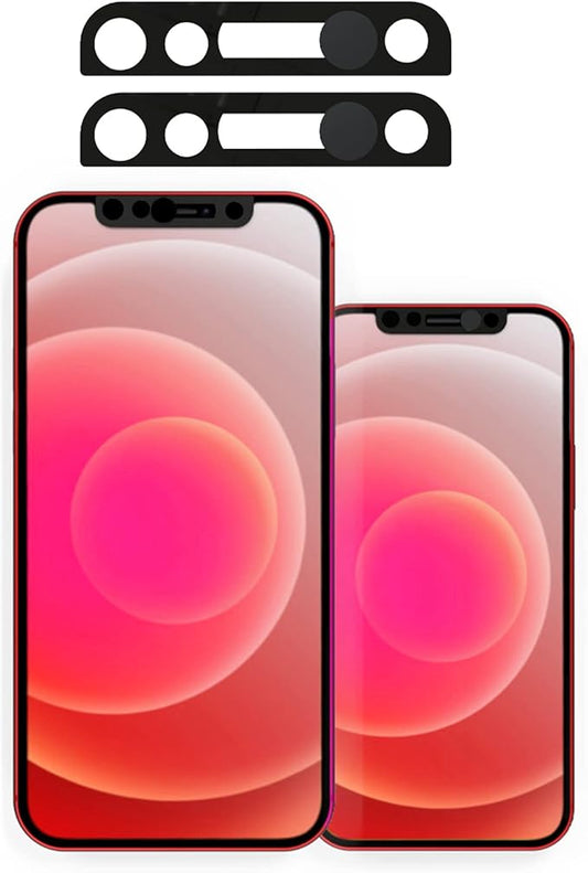 Phone Camera & Webcam Cover - Compatible with iPhone X/XS/XR/XS Max/11/11 Pro/11 Pro Max/12/12 Mini/12 Pro/12 Pro Max - Privacy Protection, Facial ID Compatible - Black