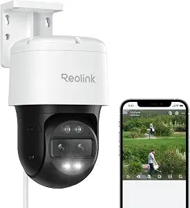 REOLINK TrackMix PoE Dual-Lens PTZ Security Camera 6X Hybrid Zoom Tracking